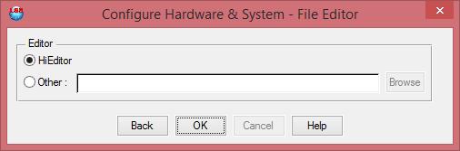 3.3 Configuring the Editor and New Survey Parameters in LSS Configure / Hardware & System This menu option controls the default LSS settings within the registry