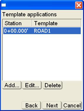 Data Menu Add on the Template applications dialog box, press Add to enter a template application and it s respective information, then press Ok to save the