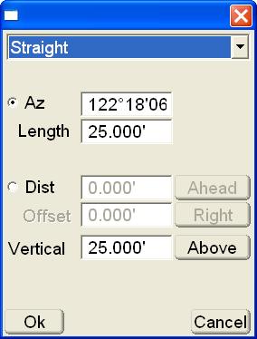 Linework On the segments dialog box (Figure 3-93), highlight a segment and press Add to edit either a Curved segment or a