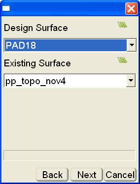 Calculation Wizard On the compare surfaces dialog box (Figure 3-149), select the surfaces to be compared, then press Next. The view screen displays (Figure 3-150).