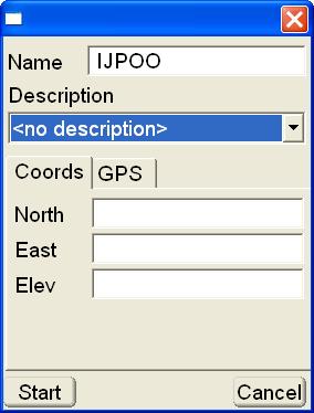 Survey Menu Reference Line Figure 4-9. Survey Measure pts Control pt When measuring a reference line, first select a polyline, alignment, or points.