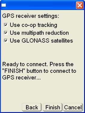 GPS Applications Figure 2-16. Select GPS Receiver Settings Units To set project units, tap Setup Units (Figure 2-17). Figure 2-17.