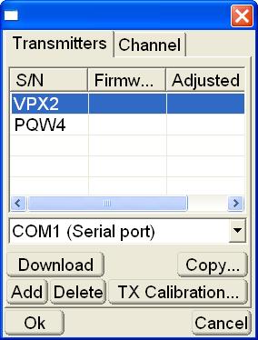 Setup Menu TX Calibration The transmitter calibration (adjustment) function fixes errors in incline in the self-leveling mechanism of the transmitter, applying an offset to the transmitter.