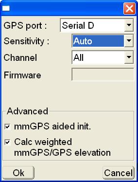 mmgps Applications distances, or during inclement weather that can affect laser detection. Channels select the channel to scan for mmgps connection.