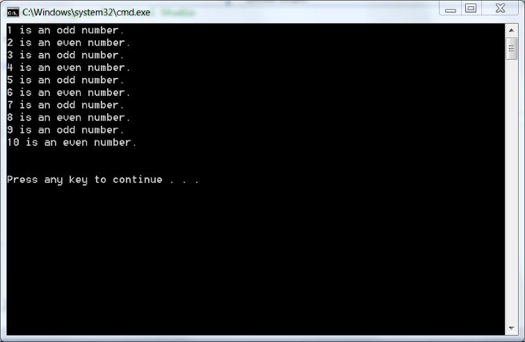 If the codes compiles, there will be a confirmation message in the output window at the bottom. 11.