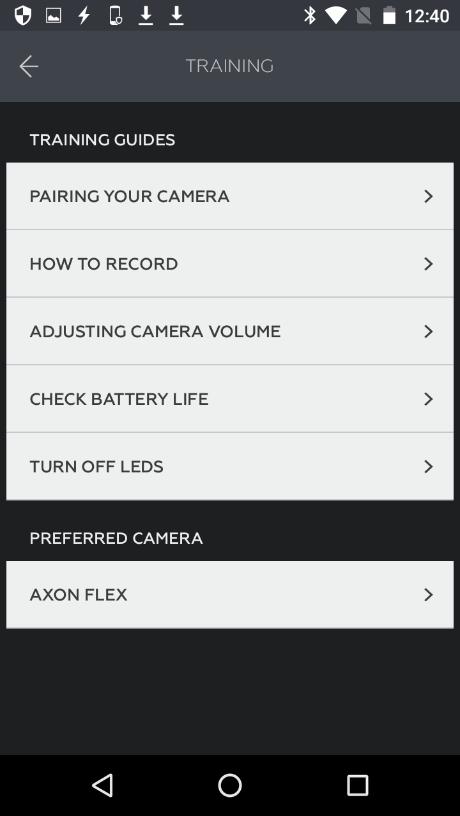 Adjusting Camera Volume or Turn Off
