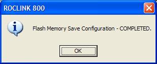 3. Click Yes. When the save process completes, a confirmation message displays: Figure 17.