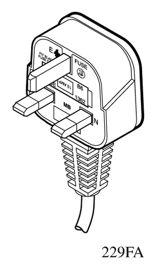 America / Canada / Japan: NEMA5-15P male plug UL-recognized (UL stamped on cord jacket) CSA-certified (CSA label secured to the cord) United