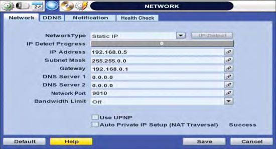 111 Appendix : Specification 9 APPENDIX : NETWORK SETUP FOR EXTERNAL USAGE Please note: The following information are general guidelines. These may vary by network and router specifications.