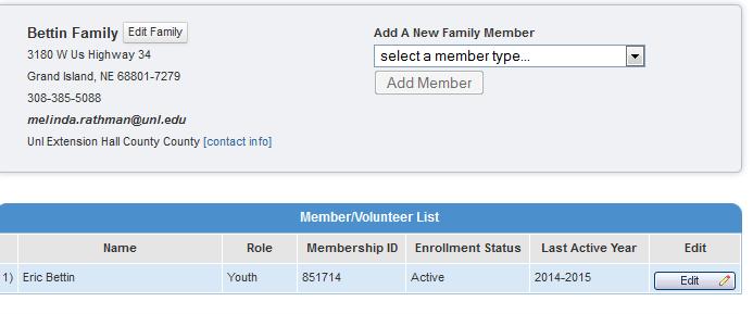 Enrolling More Members of Household You will then have the ability to enroll another youth for your same household/family following the same steps when you select Add Youth.