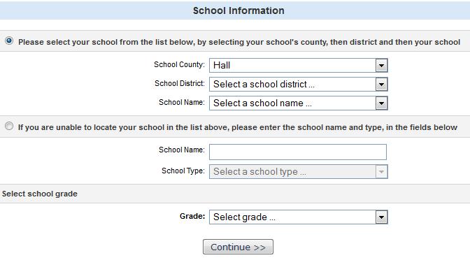 School Information School information is not required however it does