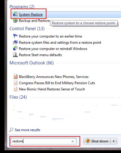 When and How to Use System Restore When to Use System Restore System restore allows you to undo recent changes to the software of your Windows system.