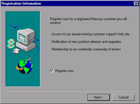 Installing WinRunner 18 Read the information about Mercury Customer Support.