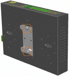 Din-rail mounting bracket is provided in