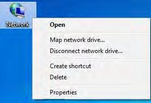 1. Click Network from your desktop and