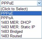 Field Connection Type VPI/VCI User name Password You can select LLC or VC-Mux. VPI:Virtual path between two points in an ATM network. Its valid value range is from 0 to 255.