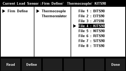 To Measure Temperature SDM3065X can directly measure the temperature using TC (Thermocouple) and THERM (Thermistor) sensors. Operating Steps: 1.