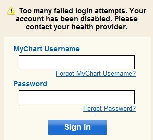 Enter your MyChart Username and Password. 3. Click Sign In.