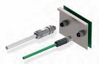 As a 4-pole, D-coded connector, you can use it for data rates up to 100 Mbit/s for installations in the PROFINET environment.