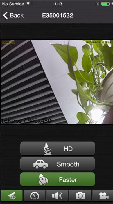 You can select to enable or disable motion detection & select the sensitivity (high, medium, low).
