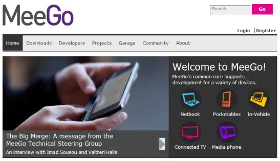 MeeGo Linux* Based OS for Client Devices Handset, Netbook, Tablet, Connected TV, IVI, Media Phone A total open source OS solution for