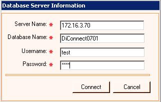 7. Enter DiConnect.FTP Server information and click the Save button. 8.