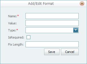 Type a value for the element, if applicable, in the Value column. d. Select the data type for the element in the Type drop-down list. e. If the element is mandatory, select the IsRequired check box.