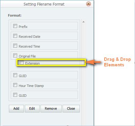 o o a. Select the check box for the preferred element. b. Click the Edit button. The Add/Edit Format window is displayed. c. Make the desired changes to the element. d. Click the Save button.