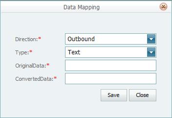 Click the Save button. To edit a Data Mapping element 1. In the User table, select the preferred user. 2. Click the Data Mapping button.