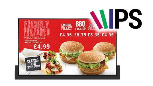 The template are fully adaptable to your needs. Narrow Bezel The narrow bezel on the Digital Menu Boards allows your menu to take centre stage.