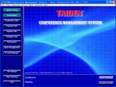 PDAs - which can be used to control a conference system wirelessly. The import of network topology also makes the conference system merge with intelligent building networks.