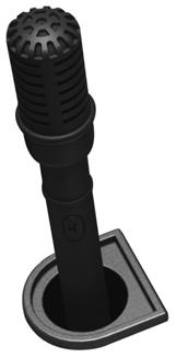 HCS-4327HD/50 Discussion Unit Features Flush-mounting, stylish and ergonomic design Handheld microphone available for flush-mounting in tabletops, on top or at the front, or in armrests of seats