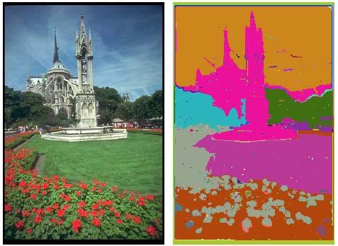 Example Clustering of Image Data Segmentation using difference in R,G,B values