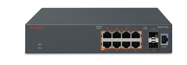 Model Specifications ERS 3510GT Switch Details: 8 10/100/1000BASE-T ports with 2 SFP ports Fanless operation Standalone System CPU speed: 400MHz RJ-45 Console port provides industry standard serial
