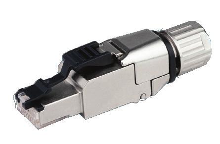 and PROFINET standards Metal Housing Rugged connector for industrial applications Insulation Displacement Fast and easy wire termination with insulation
