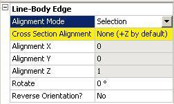 Cross Section Alignment (4) Because a default alignment is chosen, Cross Section orientation will almost always need to be modified There are 2 methods for modifying the