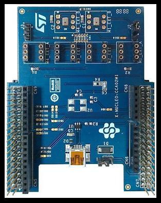 Figure 9: X-NUCLEO-CCA02M1 expansion board System setup guide