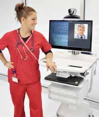 Already own a StyleView Cart? Upgrade it to the power of telemedicine Add an SV Telepresence Kit to an existing StyleView Point-of-Care Cart.