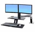 Sit-stand workstations are: FLEXIBLE a solution for every computer user and every computing configuration ERGONOMIC effortless height