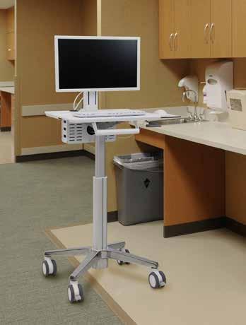 Positions easily over a bed or chair, so it s perfect for use in hospital rooms, chemotherapy or dialysis treatment areas, and long-term care facilities Open architecture design supports virtually