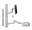 holder 45-551-216 (white) White CPU Holder ordered separately: Thin Client Mount: 80-107-216 Small CPU Holder: 80-063-216 Vertical Universal CPU Holder: 97-468-216 10 and 34 (25,4 and 86,4 cm) wall