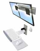 45-230-216 (white) 45-230-200 (black) Part # (color) Includes Typical LCD Size StyleView Sit-Stand Enclosure 60-610-062 (white) 60-610-060 (black) Enclosure, velcro kit (attaches keyboard to keyboard