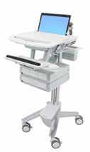 Ergotron offers the broadest range of options so you can experience a super functional, fully adjustable medical cart.