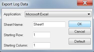 An Excel worksheet will now open.