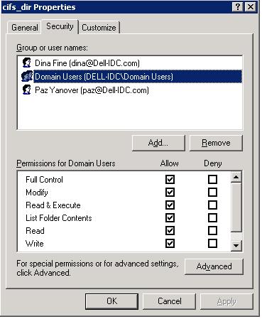 When ACL permissions information is displayed for a UNIX client, FluidFS does the following: If the ACE is for file owner SID, FluidFS translates the ACE to UNIX owner unit.