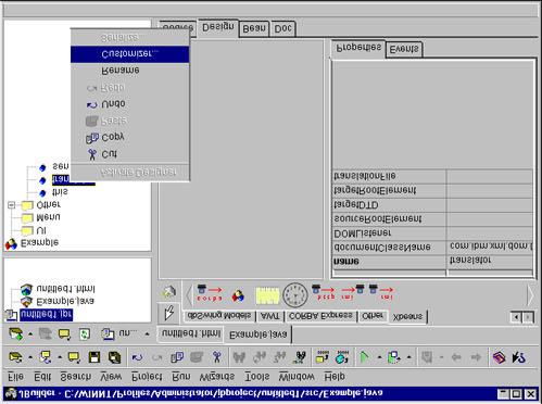 An Xbean with its own customizer A customizer is used when more sophisticated bean configuration is needed. For example, if several properties are set from a complex user interaction.