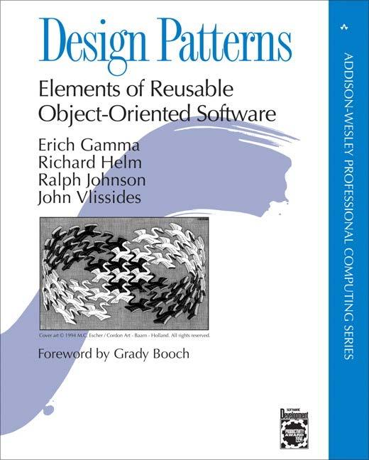Design Patterns Design Patterns Influential OO design book published in 1994 (so a bit dated) Identifies many common situations and "patterns" for implementing them in OO languages Some we have seen