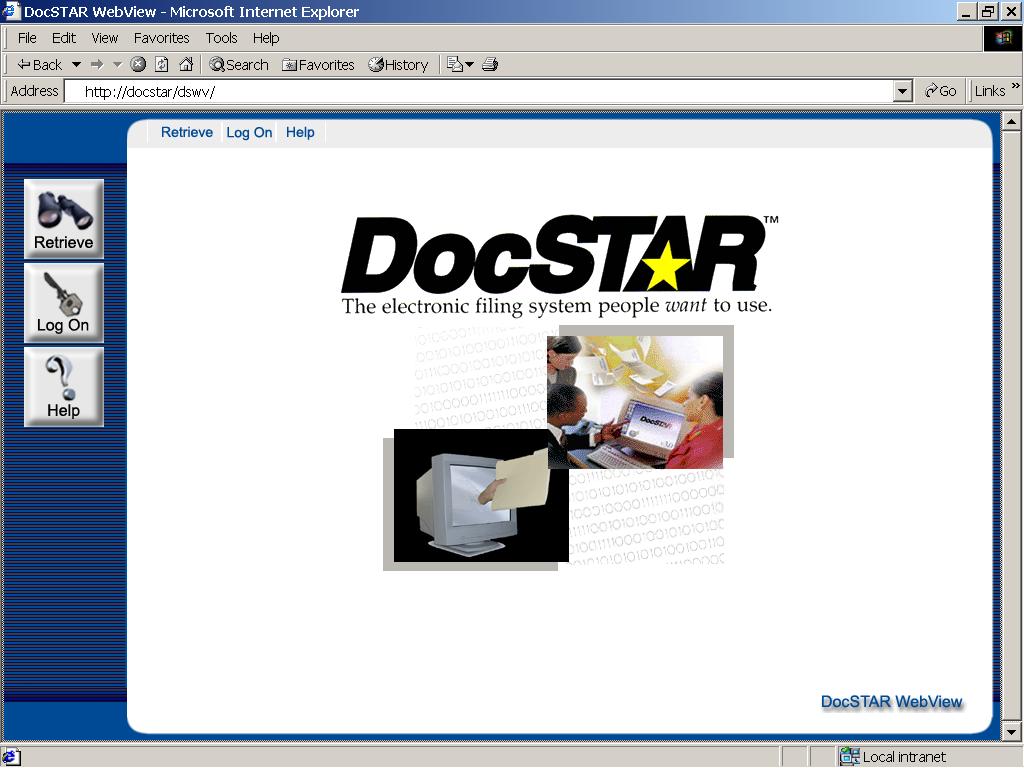 To test SSL communications: Launch a web browser (such as Internet Explorer) and type in the following address (if the computer name of the DocSTAR Host is DocSTAR, if it is not then substitute the