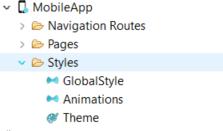 You can use the Style component to apply styles to a specific mobile component, globally to a whole page or even more globally