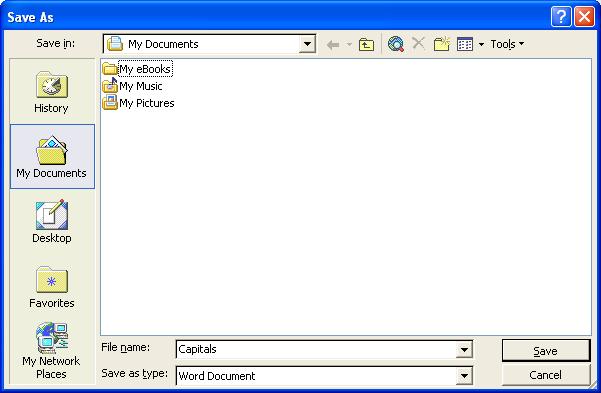 2 Select Programs Introductory Word XP for Windows 3 Select the menu entry under which the entry for Word XP is located Normally, this menu entry is Microsoft Office XP, or Office XP, etc.